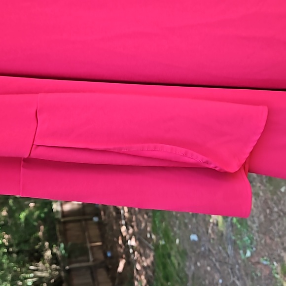 Avenue Top Double Bell Sleeve Relaxed Blouse  Deep Red Women's Plus Size 18/20 - Picture 6 of 16